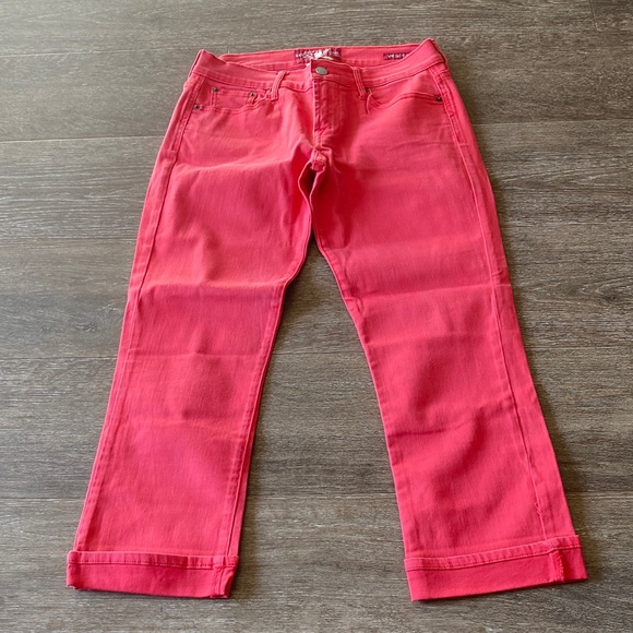 Lucky Brand Women's sweet n crop red Jeans - Picture 1 of 5